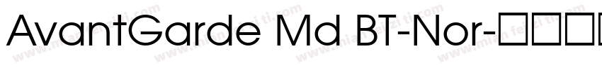 AvantGarde Md BT-Nor字体转换